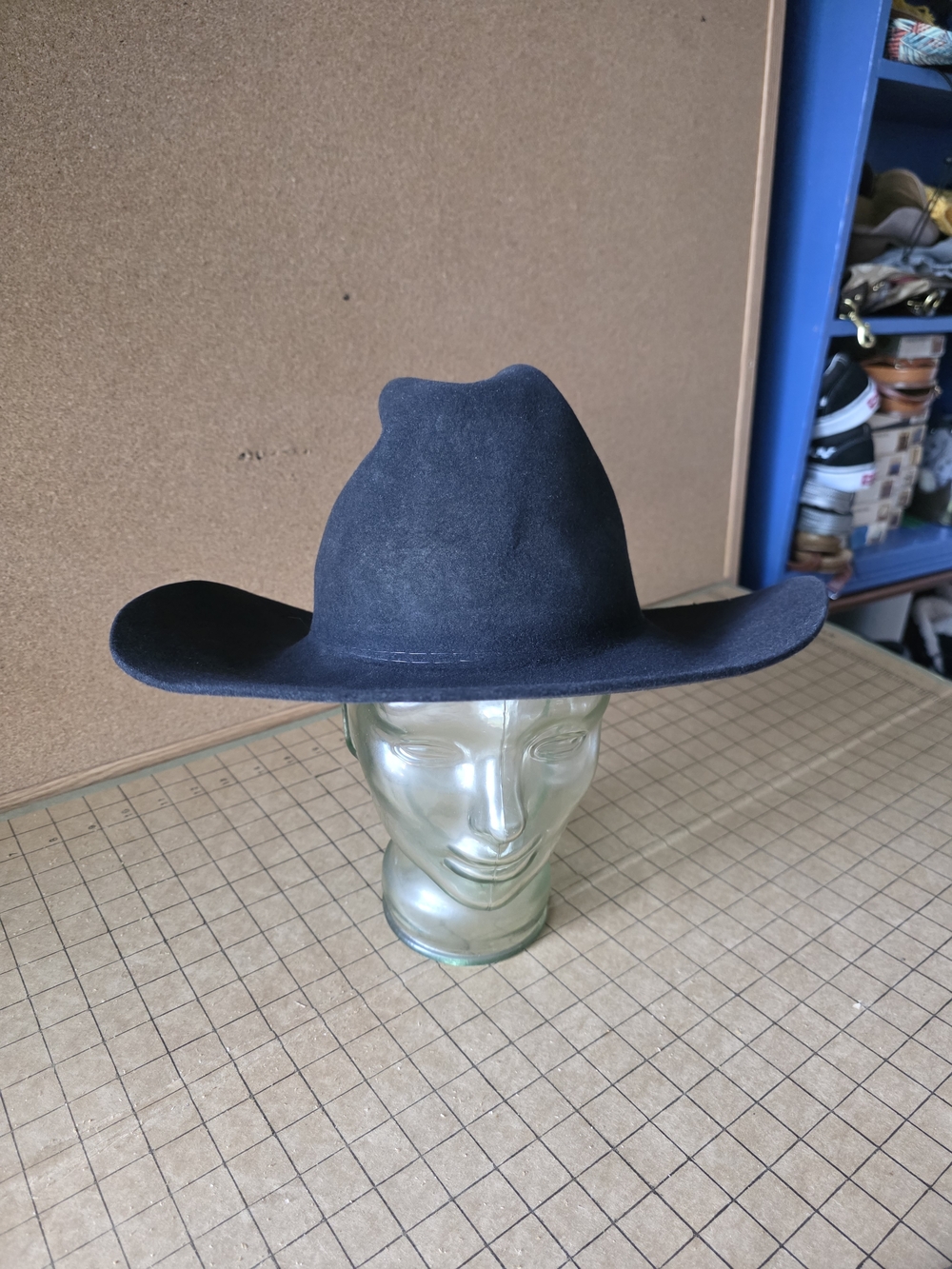 Beaver Brand Fur Felt Western Hat Sat ’N Spurs Grizzly Rose Denver Cattleman Hat